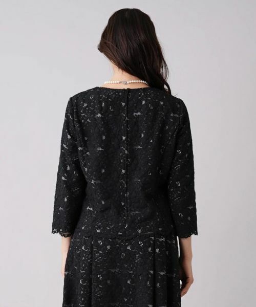 Leilian PLUS HOUSE / レリアンプラスハウス セットアップ | 【セレモニー】レースブラウススーツ | 詳細6