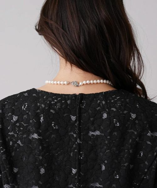 Leilian PLUS HOUSE / レリアンプラスハウス セットアップ | 【セレモニー】レースブラウススーツ | 詳細8