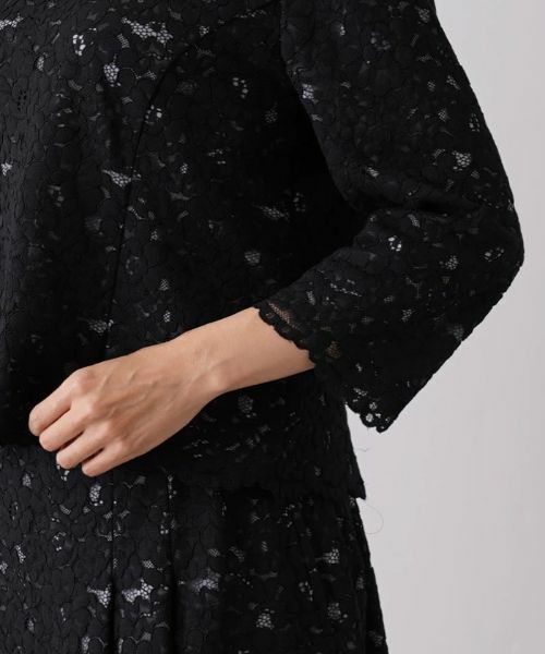 Leilian PLUS HOUSE / レリアンプラスハウス セットアップ | 【セレモニー】レースブラウススーツ | 詳細9