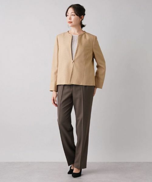 Leilian PLUS HOUSE / レリアンプラスハウス テーラードジャケット | 【セレモニー】ツイードノーカラージャケット | 詳細12