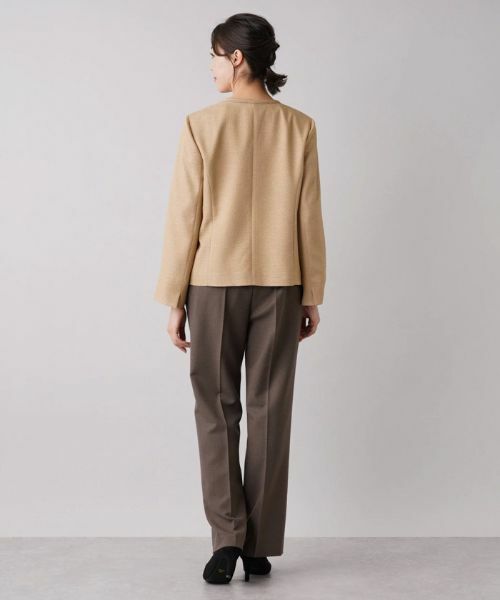 Leilian PLUS HOUSE / レリアンプラスハウス テーラードジャケット | 【セレモニー】ツイードノーカラージャケット | 詳細14