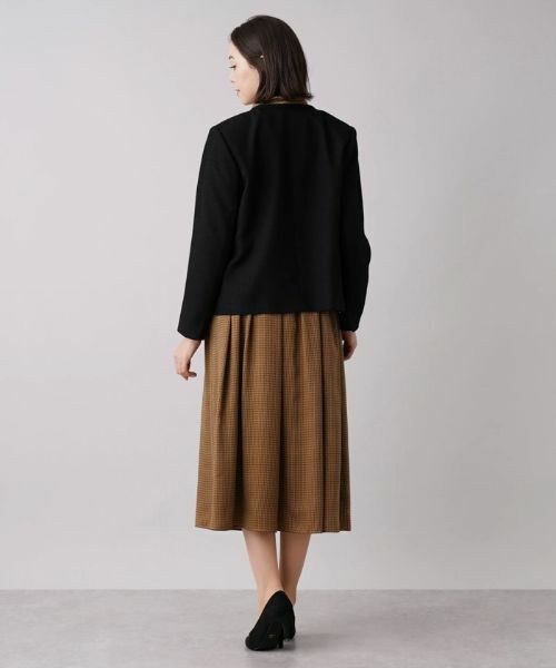 Leilian PLUS HOUSE / レリアンプラスハウス テーラードジャケット | 【セレモニー】ツイードノーカラージャケット | 詳細3