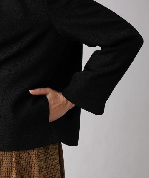 Leilian PLUS HOUSE / レリアンプラスハウス テーラードジャケット | 【セレモニー】ツイードノーカラージャケット | 詳細9