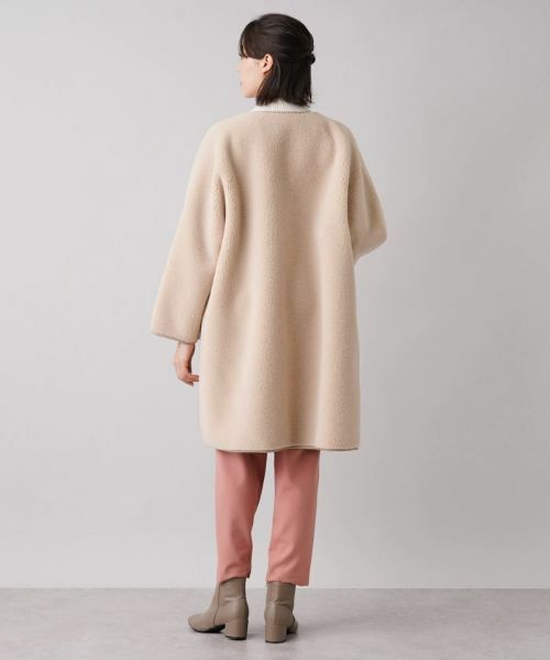 Leilian PLUS HOUSE / レリアンプラスハウス その他アウター | ボアノーカラーコート【NEMIKA】 | 詳細15