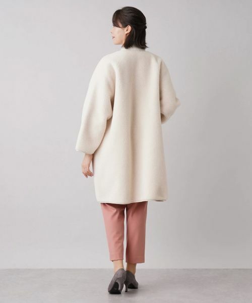 Leilian PLUS HOUSE / レリアンプラスハウス その他アウター | ボアノーカラーコート【NEMIKA】 | 詳細18