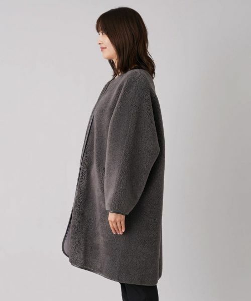 Leilian PLUS HOUSE / レリアンプラスハウス その他アウター | ボアノーカラーコート【NEMIKA】 | 詳細5