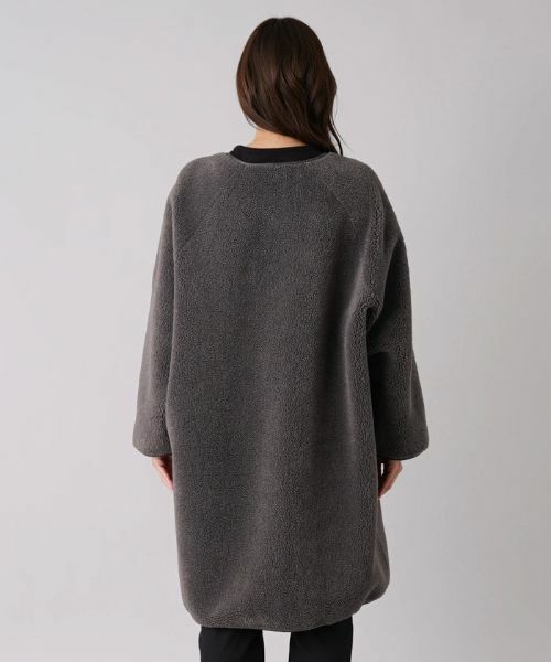 Leilian PLUS HOUSE / レリアンプラスハウス その他アウター | ボアノーカラーコート【NEMIKA】 | 詳細6