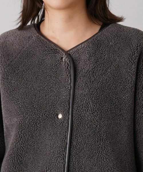 Leilian PLUS HOUSE / レリアンプラスハウス その他アウター | ボアノーカラーコート【NEMIKA】 | 詳細7