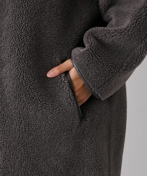 Leilian PLUS HOUSE / レリアンプラスハウス その他アウター | ボアノーカラーコート【NEMIKA】 | 詳細9