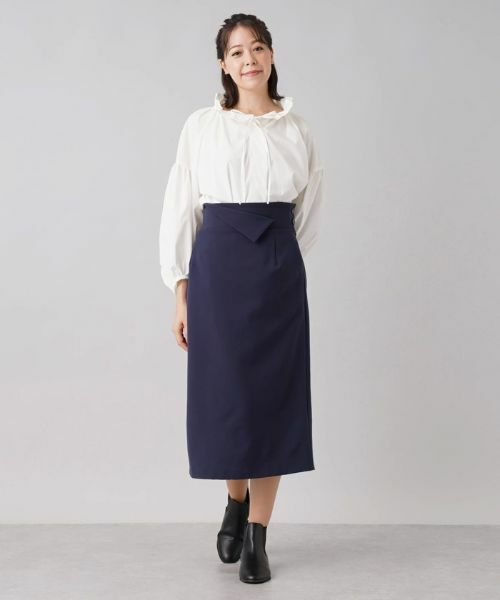 Leilian PLUS HOUSE / レリアンプラスハウス ミニ・ひざ丈スカート | タイトスカート【NEMIKA】 | 詳細10