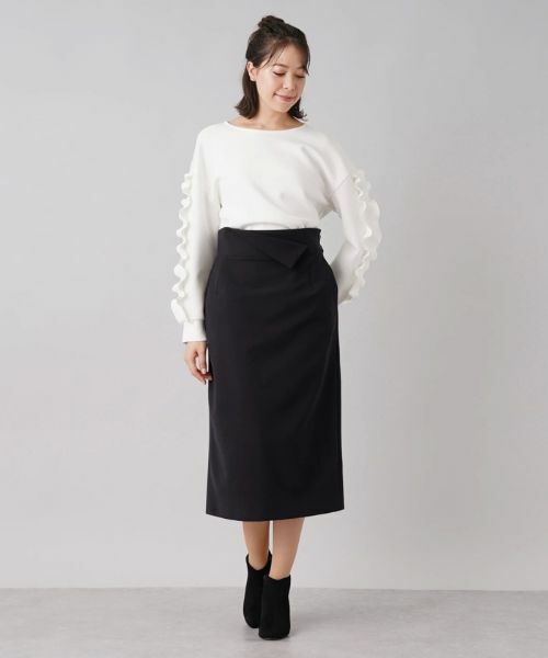 Leilian PLUS HOUSE / レリアンプラスハウス ミニ・ひざ丈スカート | タイトスカート【NEMIKA】 | 詳細13