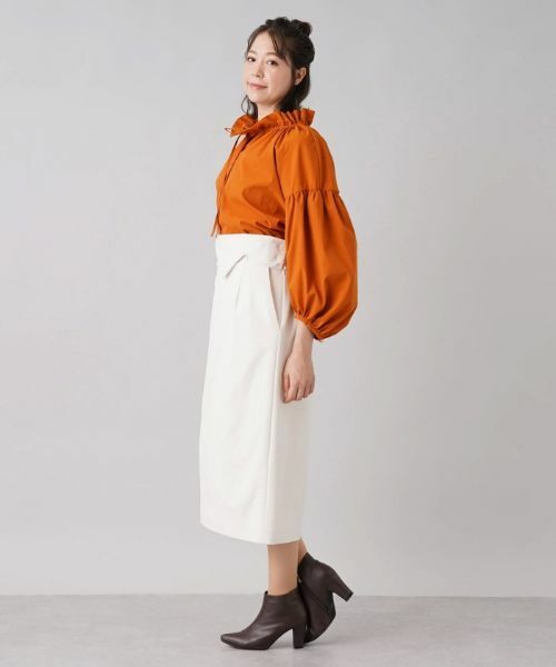 Leilian PLUS HOUSE / レリアンプラスハウス ミニ・ひざ丈スカート | タイトスカート【NEMIKA】 | 詳細2