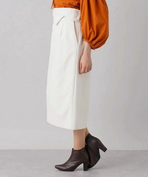 Leilian PLUS HOUSE / レリアンプラスハウス ミニ・ひざ丈スカート | タイトスカート【NEMIKA】 | 詳細5