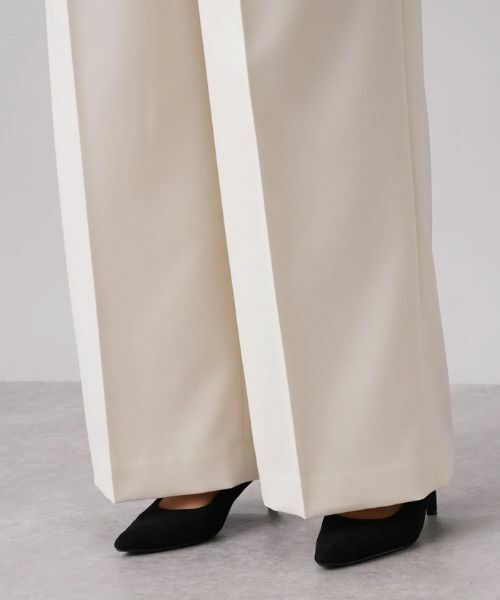 Leilian PLUS HOUSE / レリアンプラスハウス その他パンツ | ツータックワイドパンツ【NEMIKA】 | 詳細10