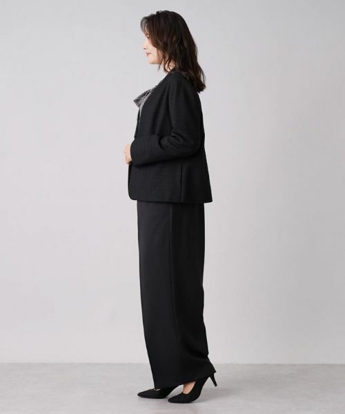 Leilian PLUS HOUSE / レリアンプラスハウス その他パンツ | ツータックワイドパンツ【NEMIKA】 | 詳細13