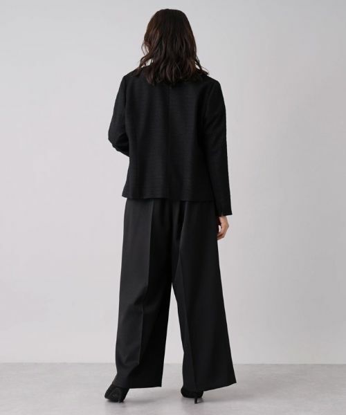Leilian PLUS HOUSE / レリアンプラスハウス その他パンツ | ツータックワイドパンツ【NEMIKA】 | 詳細14