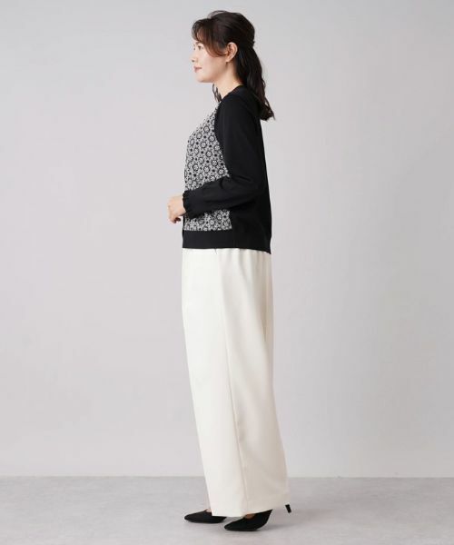 Leilian PLUS HOUSE / レリアンプラスハウス その他パンツ | ツータックワイドパンツ【NEMIKA】 | 詳細2