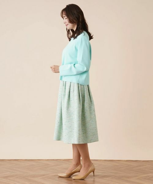 Leilian PLUS HOUSE / レリアンプラスハウス カーディガン・ボレロ | ジップクルーネックカーディガン | 詳細2