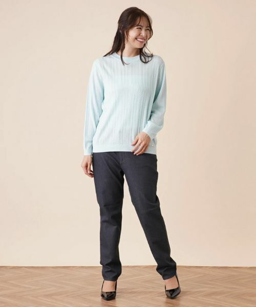 Leilian PLUS HOUSE / レリアンプラスハウス デニムパンツ | ストレッチスキニーデニムパンツ【L JEANS】 | 詳細18