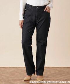 Leilian PLUS HOUSE / レリアンプラスハウス デニムパンツ | ストレッチストレートジーンズ【L JEANS】