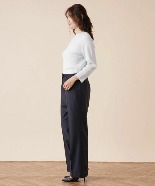 Leilian PLUS HOUSE / レリアンプラスハウス その他パンツ | センタープレスパンツ | 詳細2