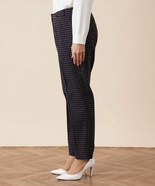 Leilian PLUS HOUSE / レリアンプラスハウス その他パンツ | 小紋柄テーパードパンツ | 詳細5