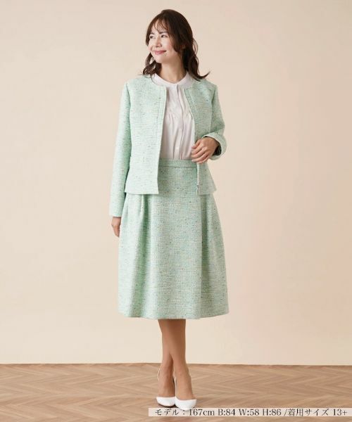 Leilian✨スカート パンツ セットアップ3点セット ロロピアーナ ウール ROCHAS #wnc ロシャス レリアン Leilian スカートスーツ