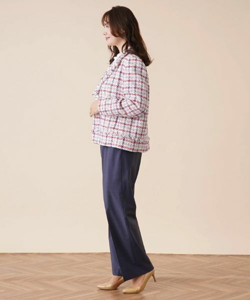 Leilian PLUS HOUSE / レリアンプラスハウス テーラードジャケット | ツイードチェックジャケット【セレモニー】 | 詳細2