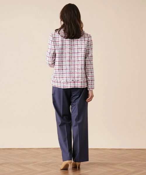 Leilian PLUS HOUSE / レリアンプラスハウス テーラードジャケット | ツイードチェックジャケット【セレモニー】 | 詳細3