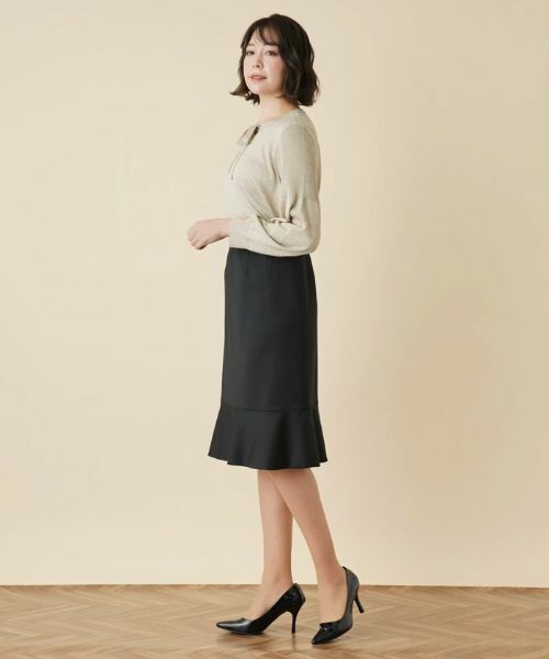 Leilian PLUS HOUSE / レリアンプラスハウス ミニ・ひざ丈スカート | ミディ丈マーメイドスカート | 詳細12