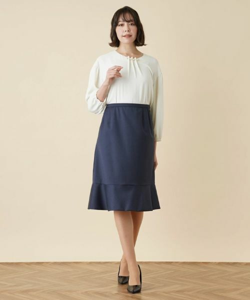 Leilian PLUS HOUSE / レリアンプラスハウス ミニ・ひざ丈スカート | ミディ丈マーメイドスカート | 詳細14