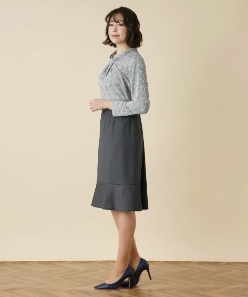 Leilian PLUS HOUSE / レリアンプラスハウス ミニ・ひざ丈スカート | ミディ丈マーメイドスカート | 詳細2