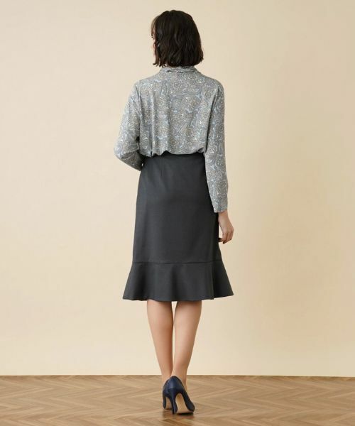 Leilian PLUS HOUSE / レリアンプラスハウス ミニ・ひざ丈スカート | ミディ丈マーメイドスカート | 詳細3