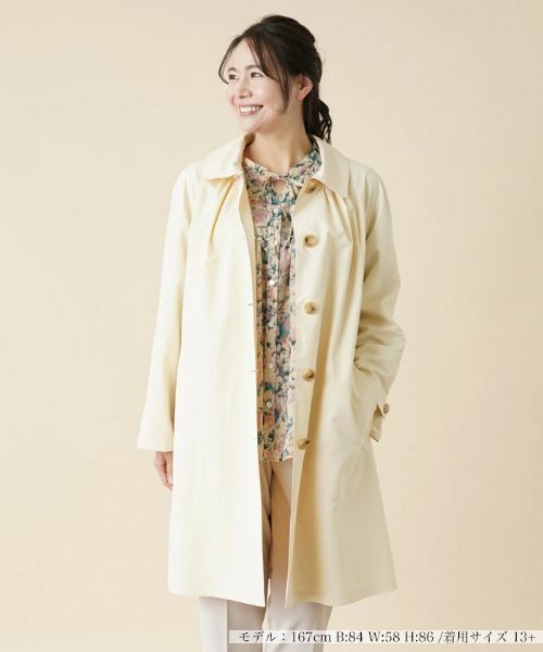みみ　定価¥32,450 プランタンツイルスプリングコート春/洗える みみ 定価¥32,450 プランタンツイルスプリングコート春/洗える