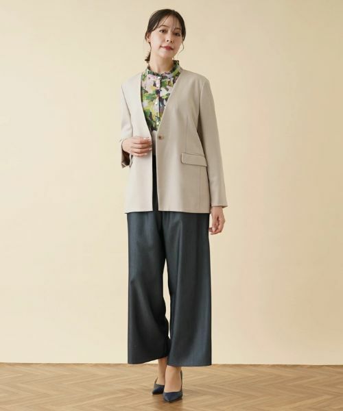 Leilian PLUS HOUSE / レリアンプラスハウス テーラードジャケット | ノーカラージャケット | 詳細12