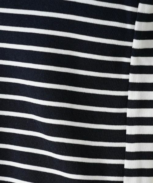 Leilian PLUS HOUSE / レリアンプラスハウス ニット・セーター | 【店舗人気】ボーダー切替クルーネックニット | 詳細10