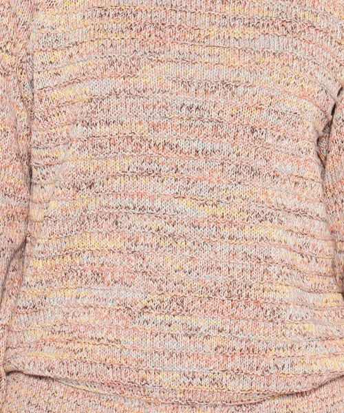 Leilian PLUS HOUSE / レリアンプラスハウス ニット・セーター | ミックスカラークルーネックニットプルオーバー | 詳細4