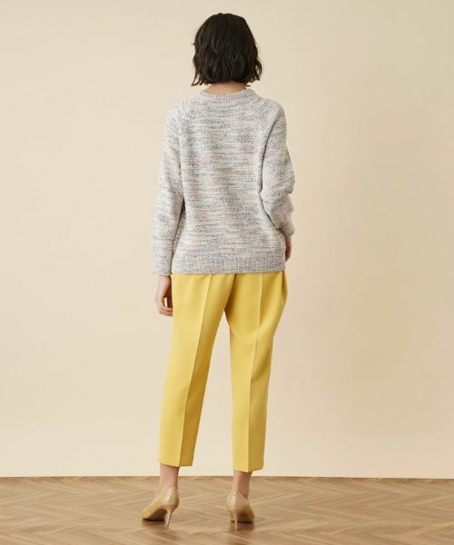 Leilian PLUS HOUSE / レリアンプラスハウス ニット・セーター | ミックスカラークルーネックニットプルオーバー | 詳細7