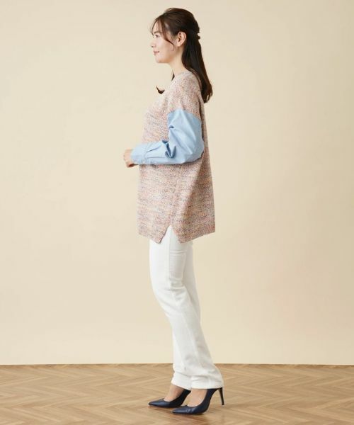 Leilian PLUS HOUSE / レリアンプラスハウス ニット・セーター | レイヤード風ニットプルオーバー | 詳細12