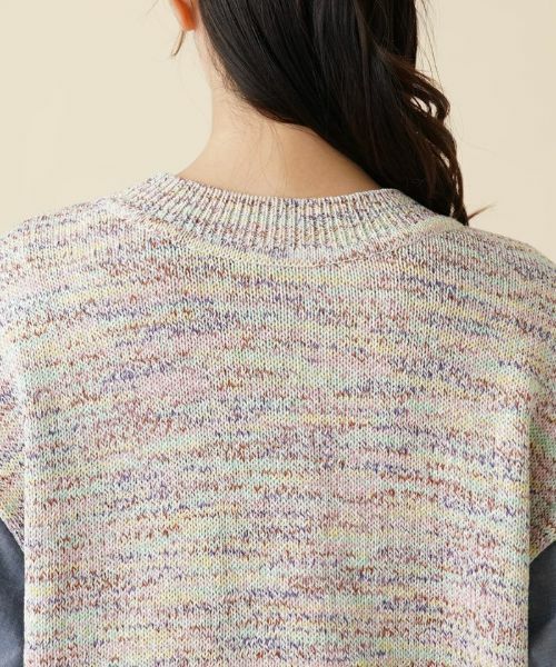 Leilian PLUS HOUSE / レリアンプラスハウス ニット・セーター | レイヤード風ニットプルオーバー | 詳細8
