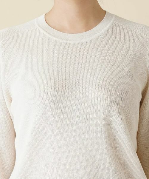 Leilian PLUS HOUSE / レリアンプラスハウス ニット・セーター | ラメクルーネックニット | 詳細10