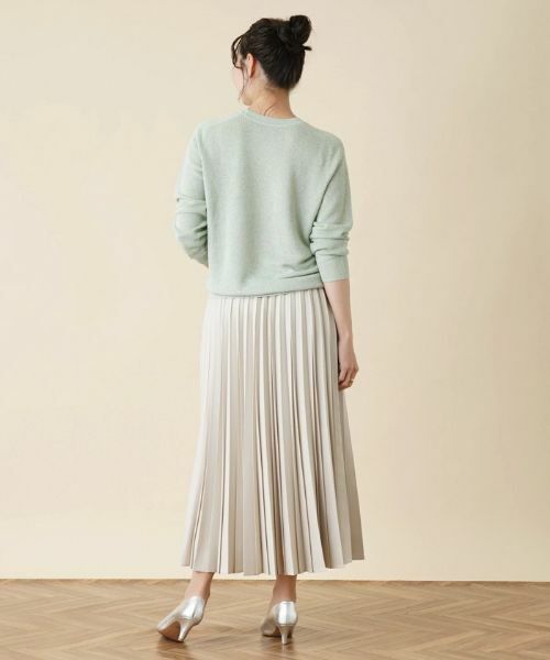 Leilian PLUS HOUSE / レリアンプラスハウス ニット・セーター | ラメクルーネックニット | 詳細3