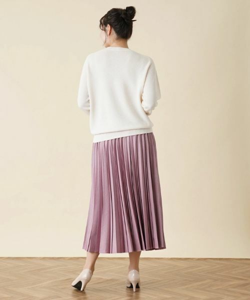 Leilian PLUS HOUSE / レリアンプラスハウス ニット・セーター | ラメクルーネックニット | 詳細6