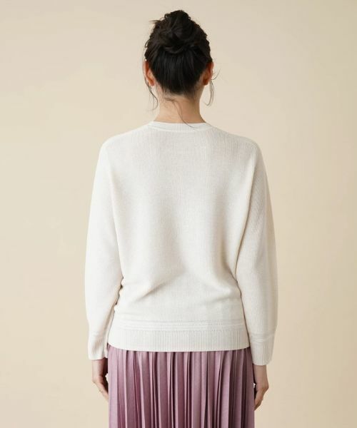 Leilian PLUS HOUSE / レリアンプラスハウス ニット・セーター | ラメクルーネックニット | 詳細9