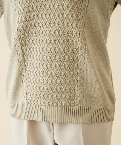 Leilian PLUS HOUSE / レリアンプラスハウス テーラードジャケット | Vネックニットベスト | 詳細10