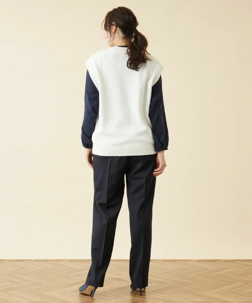 Leilian PLUS HOUSE / レリアンプラスハウス テーラードジャケット | Vネックニットベスト | 詳細14