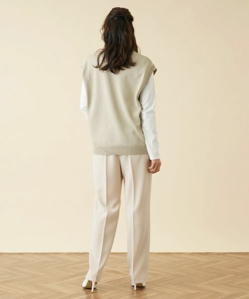 Leilian PLUS HOUSE / レリアンプラスハウス テーラードジャケット | Vネックニットベスト | 詳細3