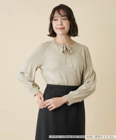 Leilian PLUS HOUSE / レリアンプラスハウス ニット・セーター | ラメニットプルオーバー