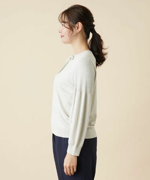 Leilian PLUS HOUSE / レリアンプラスハウス ニット・セーター | ラメニットプルオーバー | 詳細5