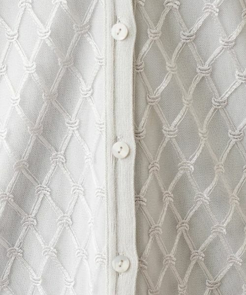 Leilian PLUS HOUSE / レリアンプラスハウス カーディガン・ボレロ | Vネックニットカーディガン | 詳細10